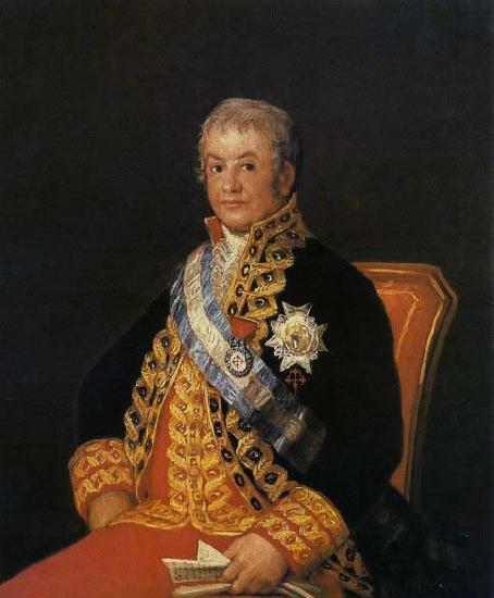 Francisco de goya y Lucientes Portrait of Jos Antonio oil painting image